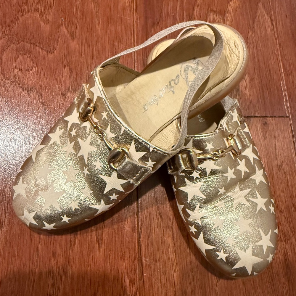 Naturino Gold Starry Kids Slippers